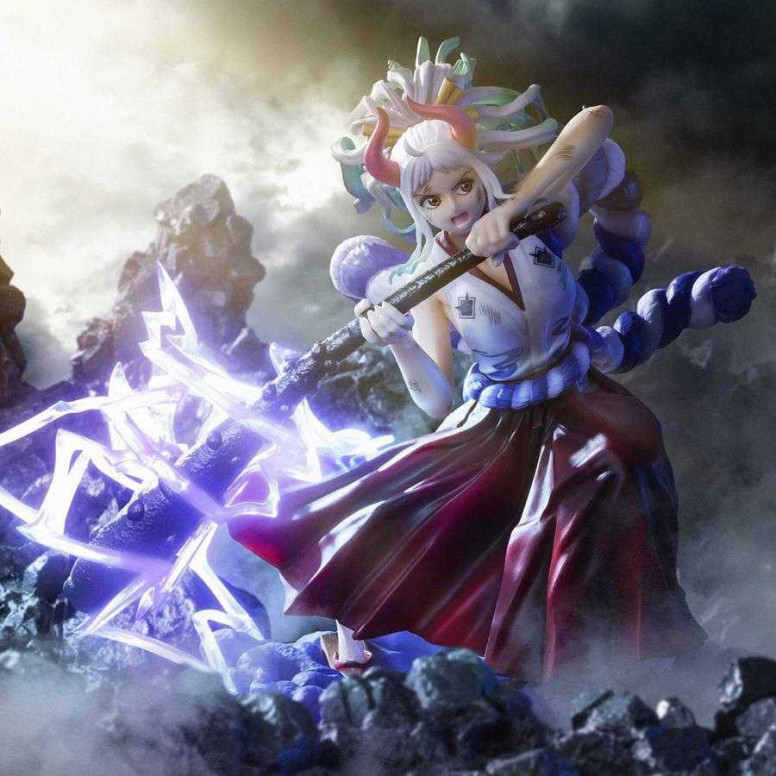 Bandai One Piece - Thunder Bagua (Battle Scarred Ver.) EDIZIONE ESCLUSIVA - Battle Yamato Figuarts Zero Extra