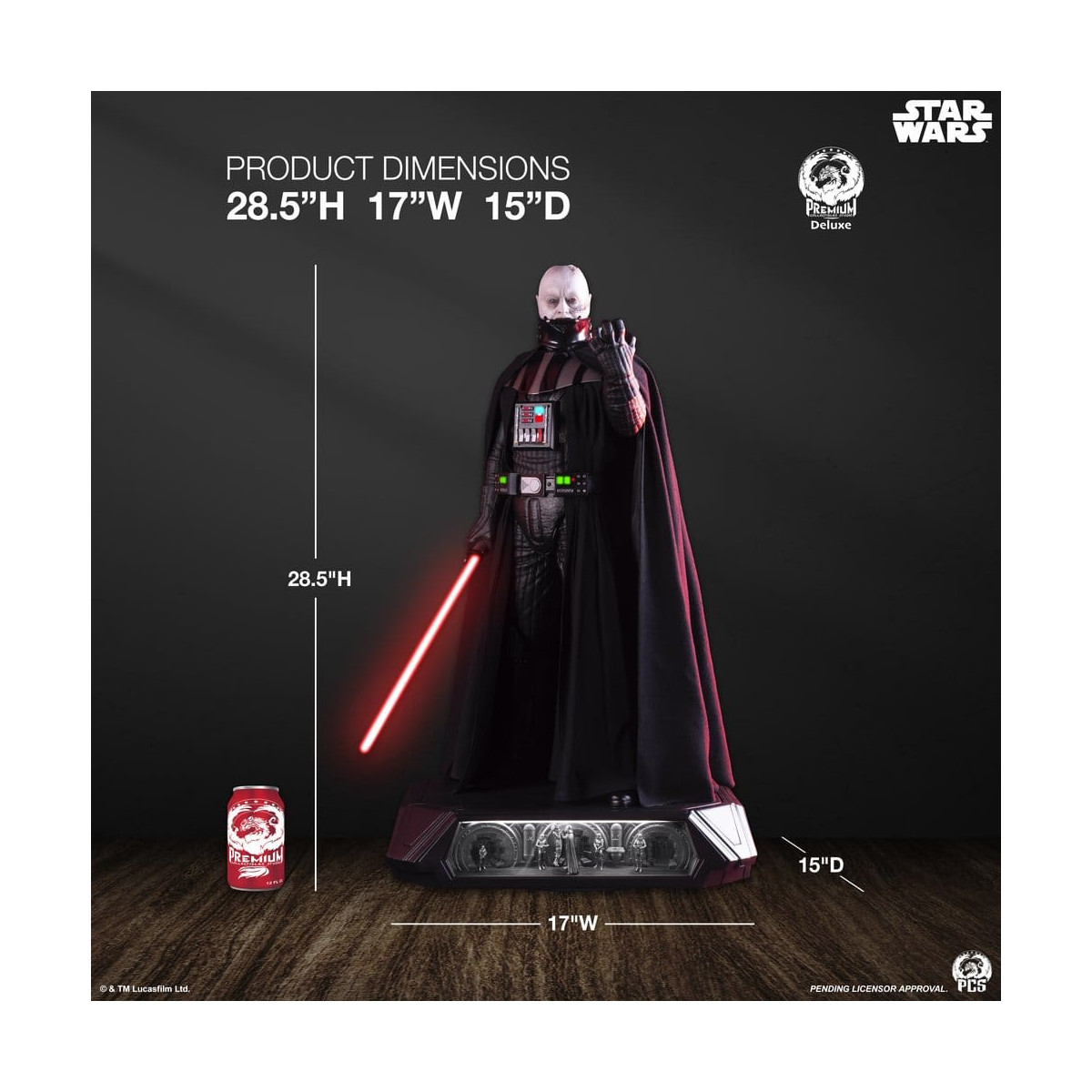 PCS Star Wars - Darth Vader Hyperreal Edition 1/3 - Premium Collectibles Studio