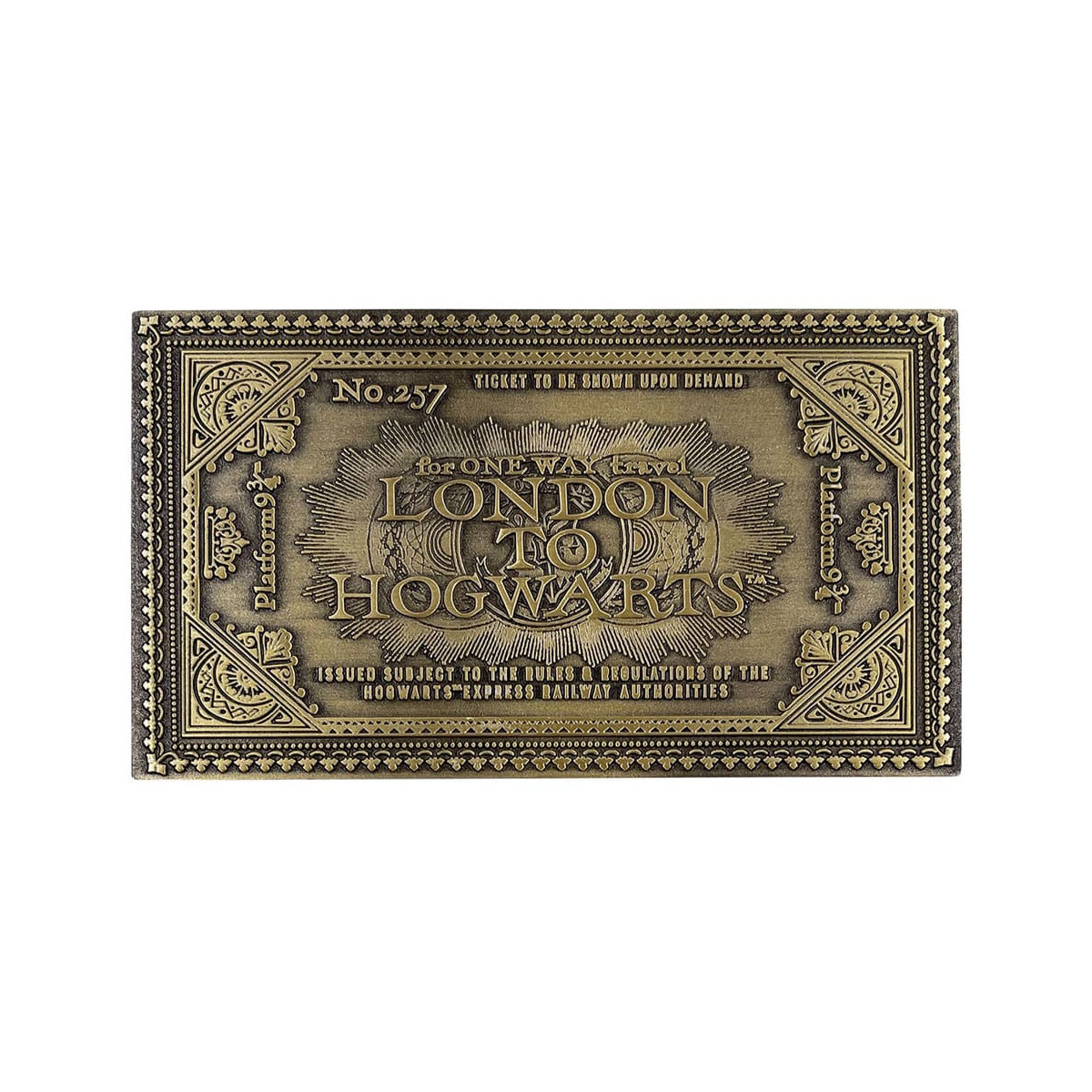 FaNaTtiK - Harry Potter: replica del biglietto del treno per Hogwarts, edizione limitata