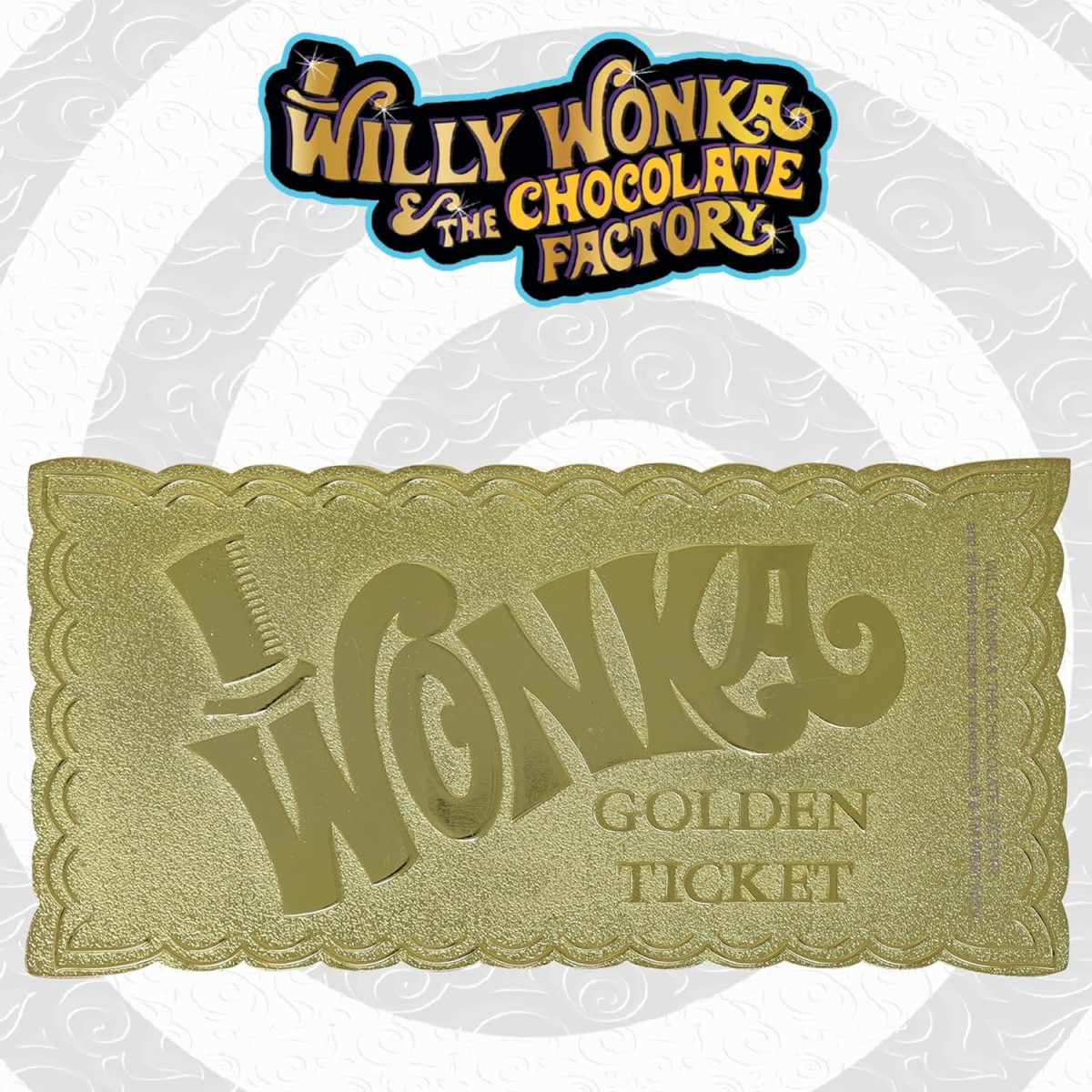 FaNaTtiK - Willy Wonka e la fabbrica di cioccolato, replica in edizione da collezione "Golden Ticket"