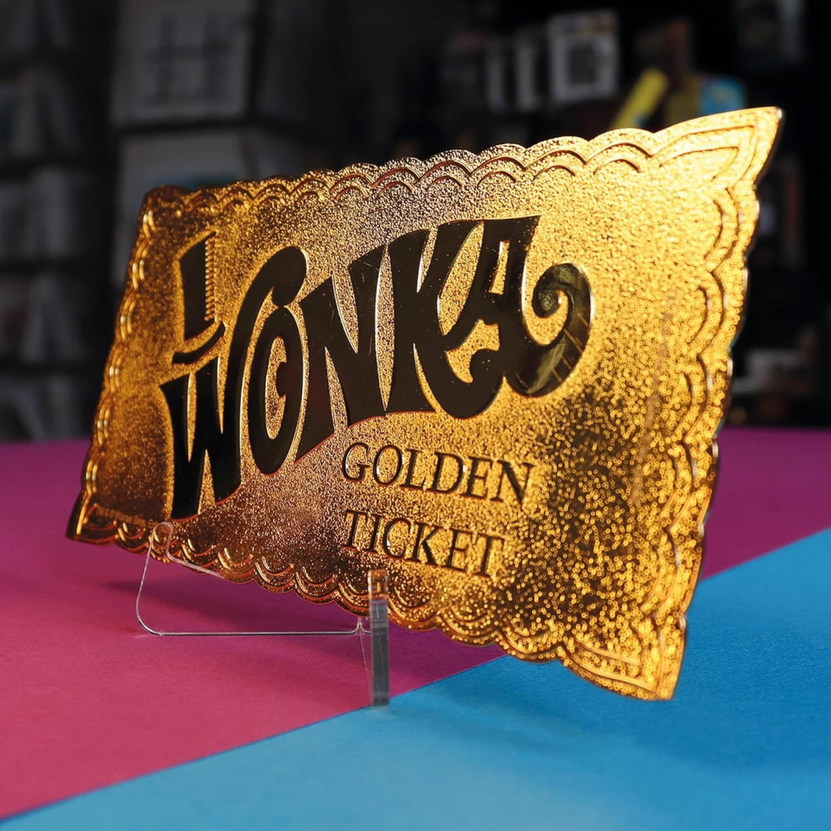 FaNaTtiK - Willy Wonka e la fabbrica di cioccolato, replica in edizione da collezione "Golden Ticket"