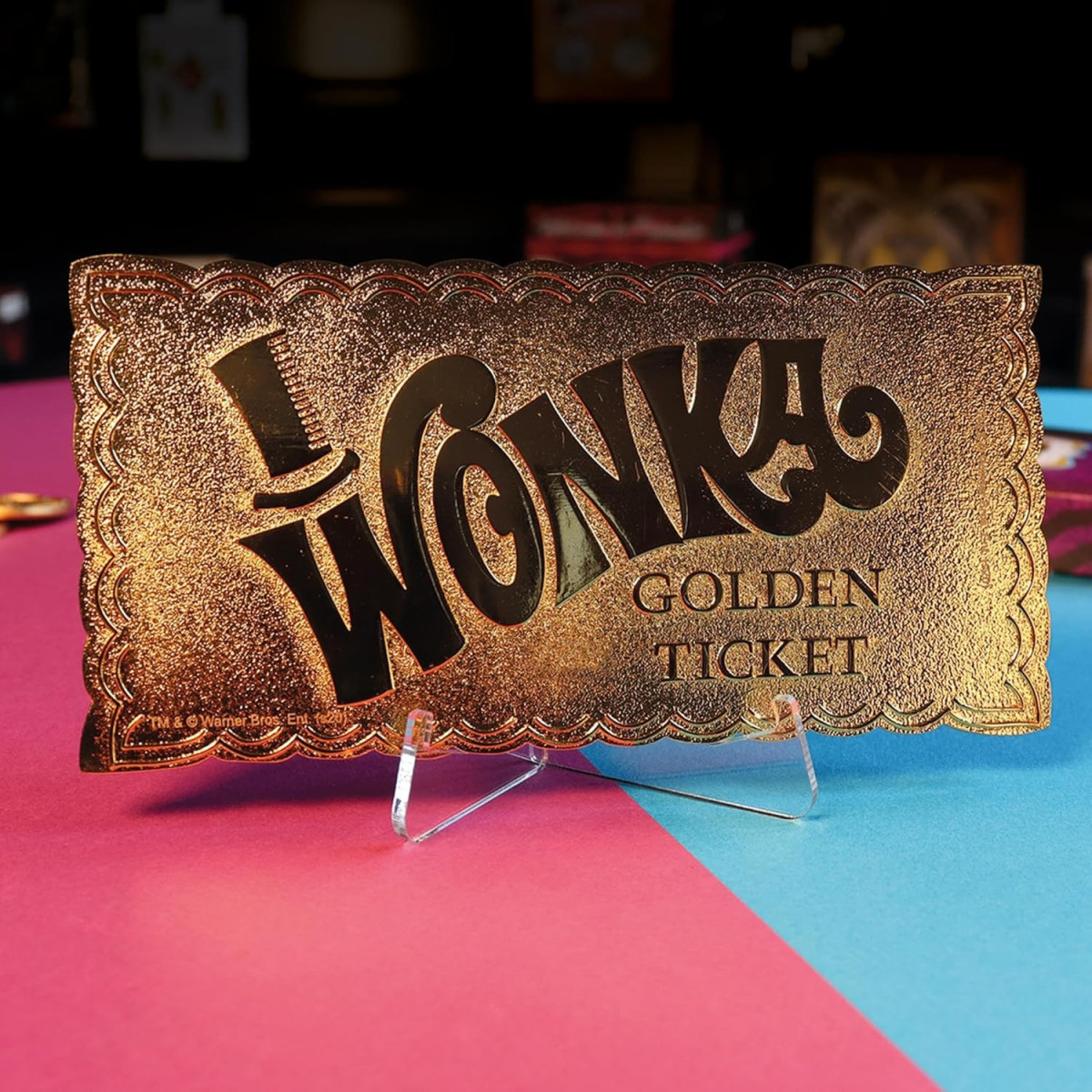 FaNaTtiK - Willy Wonka e la fabbrica di cioccolato, replica in edizione da collezione "Golden Ticket"