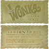 FaNaTtiK - Willy Wonka e la fabbrica di cioccolato, replica in edizione da collezione "Golden Ticket"