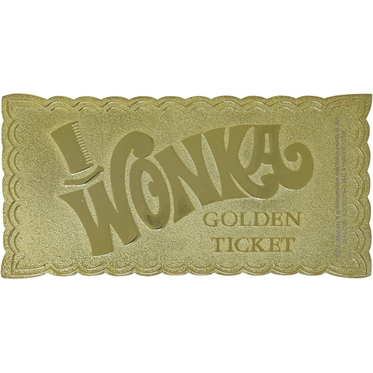 FaNaTtiK - Willy Wonka e la fabbrica di cioccolato, replica in edizione da collezione "Golden Ticket"