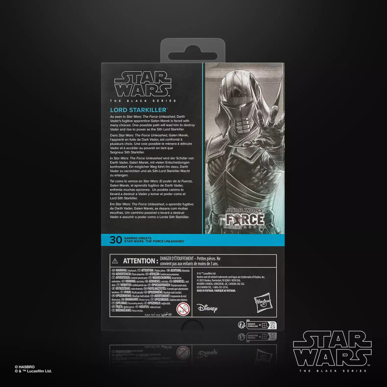 Star Wars Black Series Gaming Greats - Lord Starkiller - The Force Unleashed