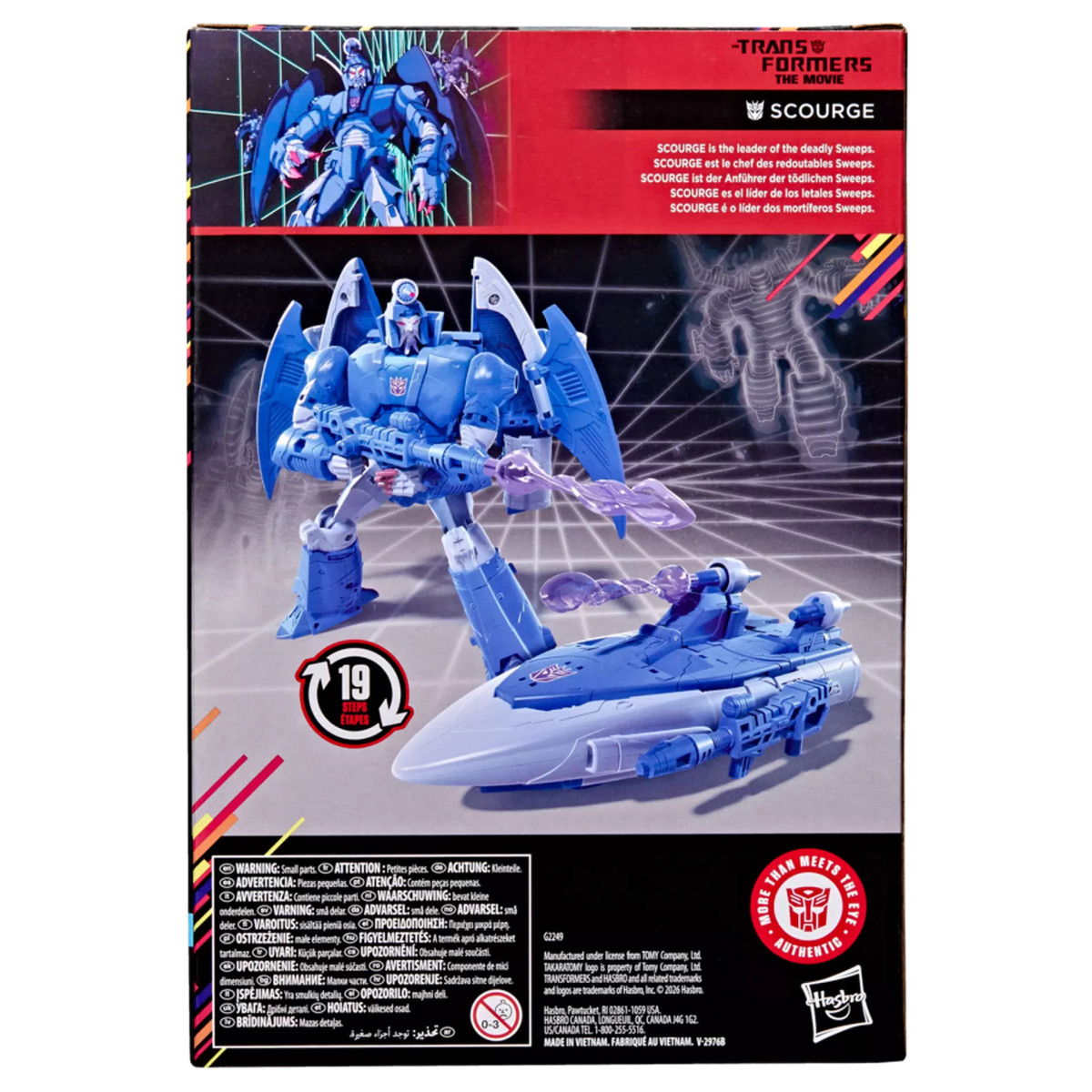 Hasbro - Transformers The Movie - SCOURGE Classe Voyager - Collezione Studio Series MTMTE