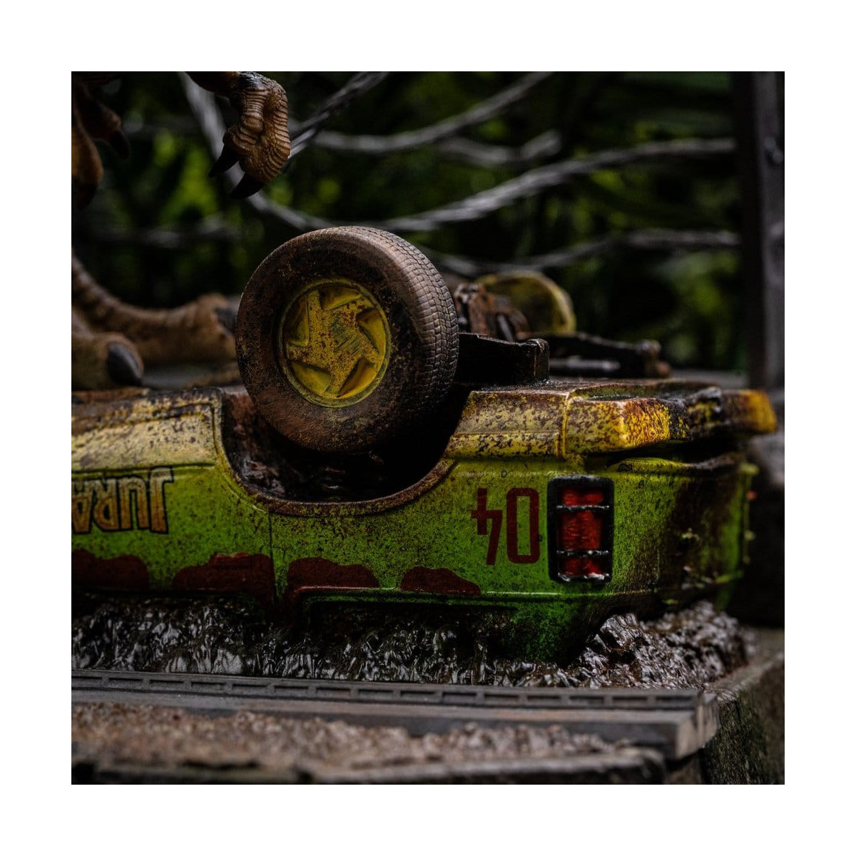 Iron Studios - Set A "T-Rex Breakout" - Icone " Jurassic Park "