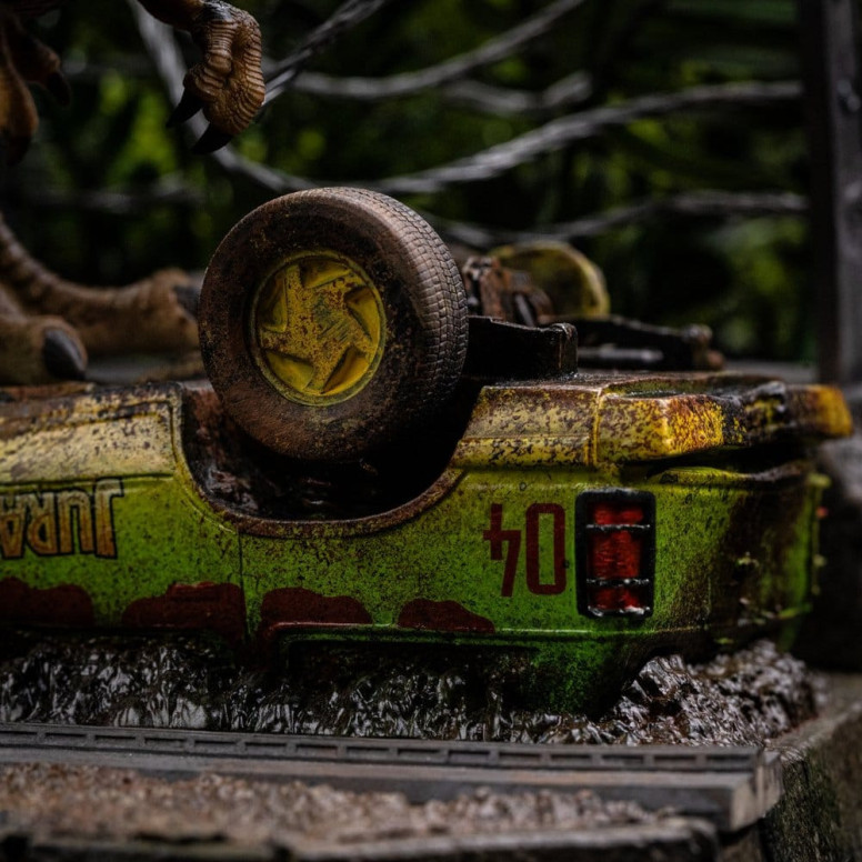 Iron Studios - Set A "T-Rex Breakout" - Icone " Jurassic Park "