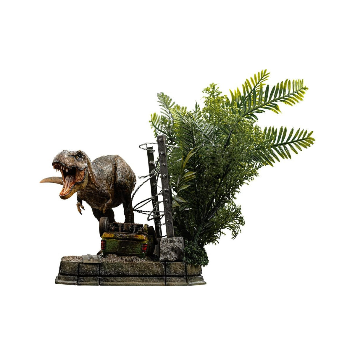 Iron Studios - Set A "T-Rex Breakout" - Icone " Jurassic Park "