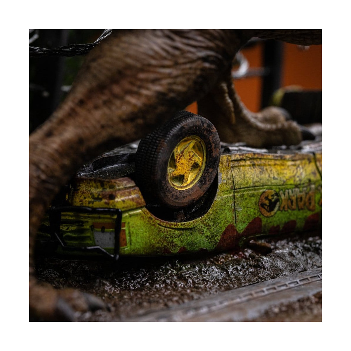 Iron Studios - Set A "T-Rex Breakout" - Icone " Jurassic Park "