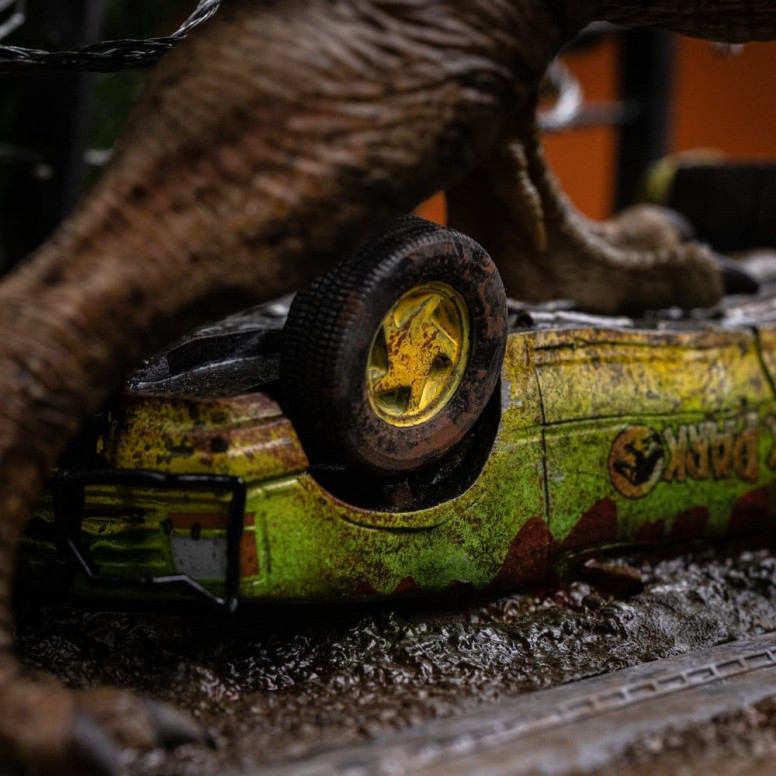 Iron Studios - Set A "T-Rex Breakout" - Icone " Jurassic Park "
