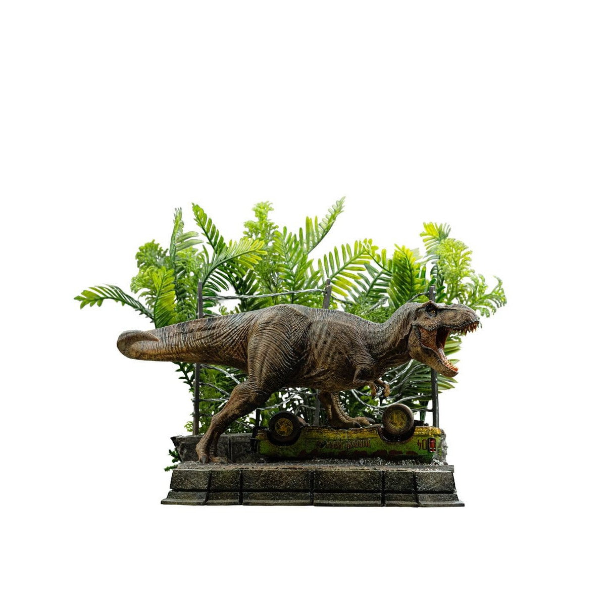 Iron Studios - Set A "T-Rex Breakout" - Icone " Jurassic Park "