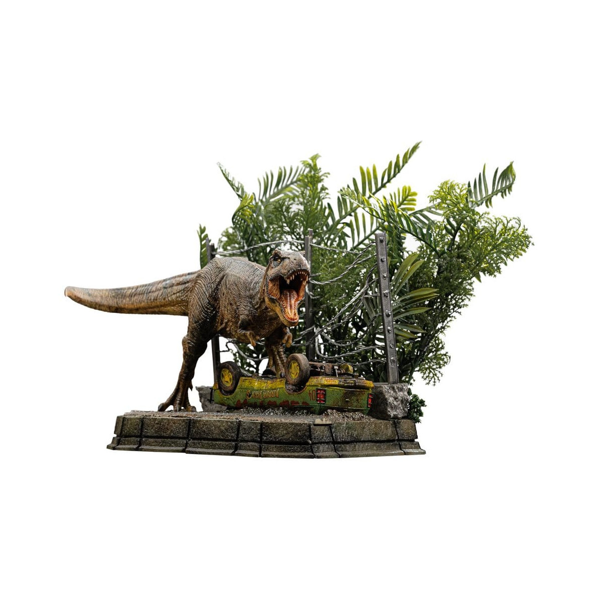 Iron Studios - Set A "T-Rex Breakout" - Icone " Jurassic Park "