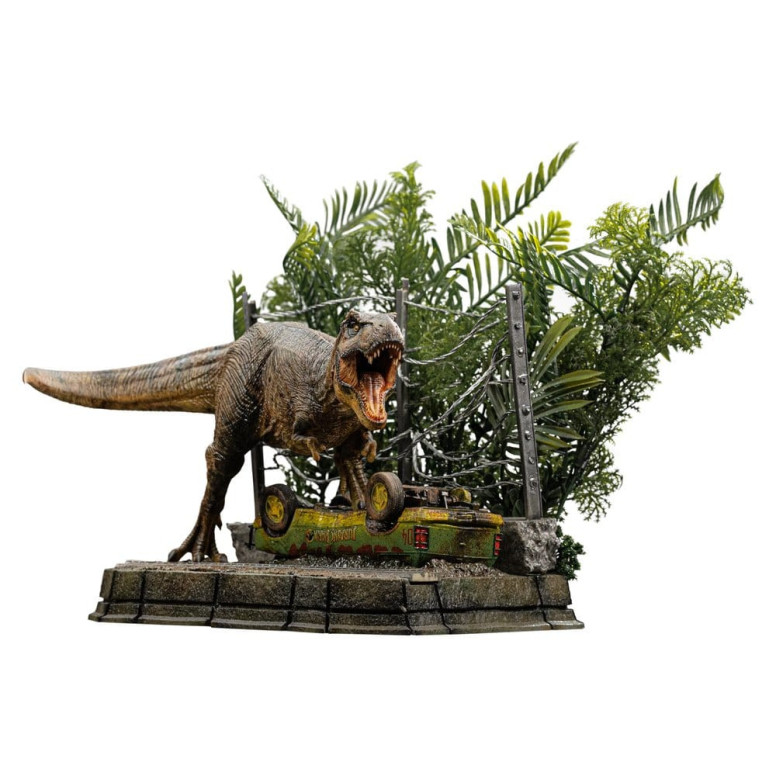 Iron Studios - Set A "T-Rex Breakout" - Icone " Jurassic Park "