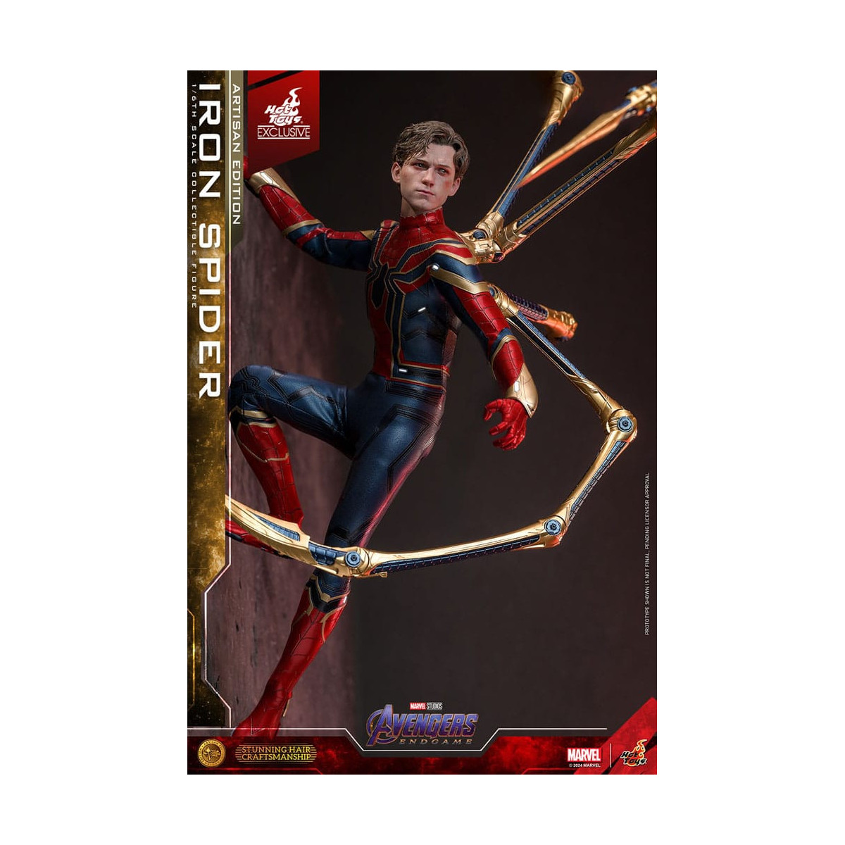 Hot Toys Marvel Avengers: Endgame - Iron Spider Artisan Edition MMS, in scala 1/6