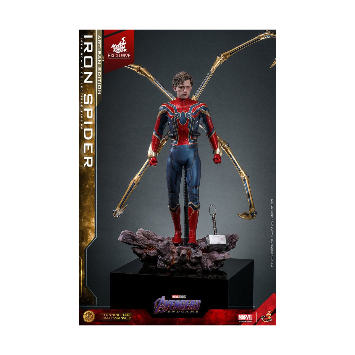 Hot Toys Marvel Avengers: Endgame - Iron Spider Artisan Edition MMS, in scala 1/6
