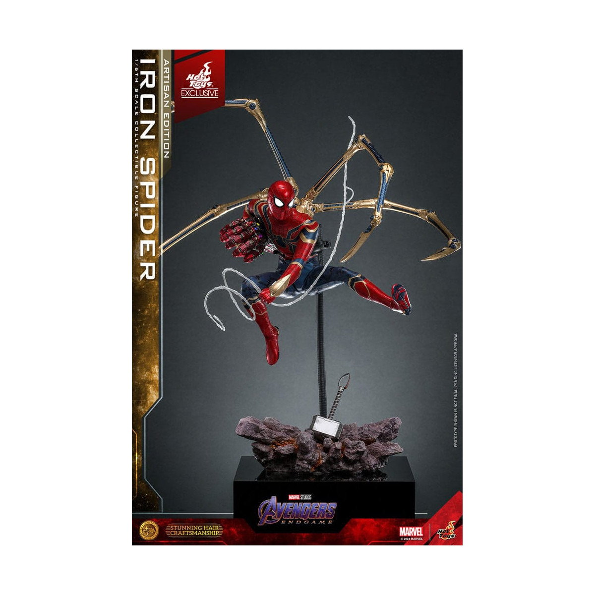 Hot Toys Marvel Avengers: Endgame - Iron Spider Artisan Edition MMS, in scala 1/6