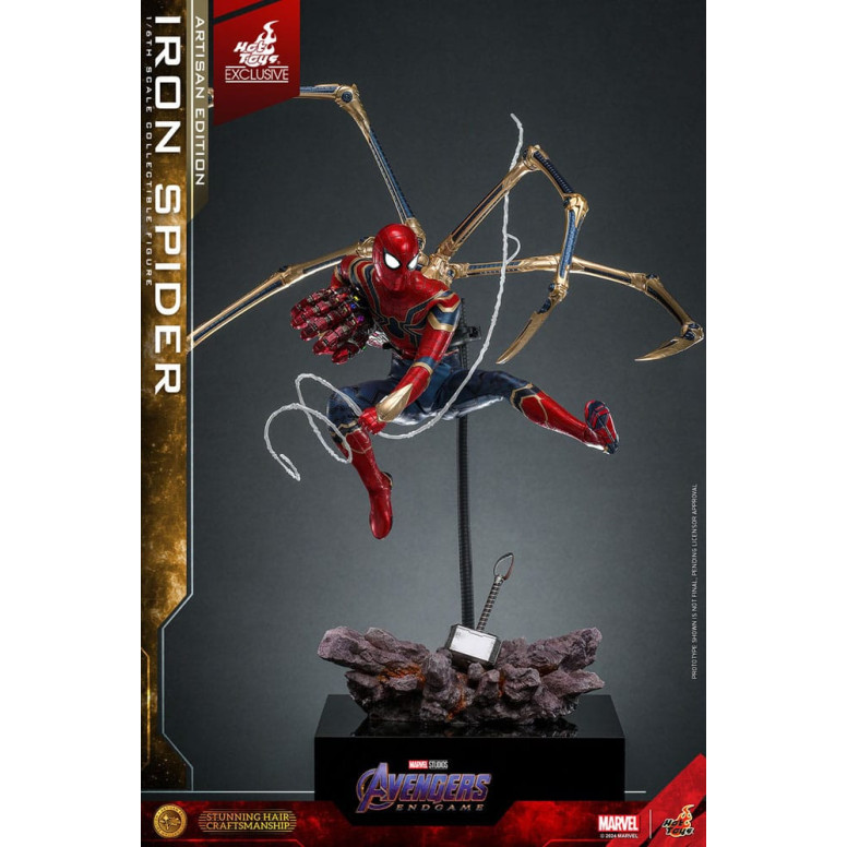 Hot Toys Marvel Avengers: Endgame - Iron Spider Artisan Edition MMS, in scala 1/6