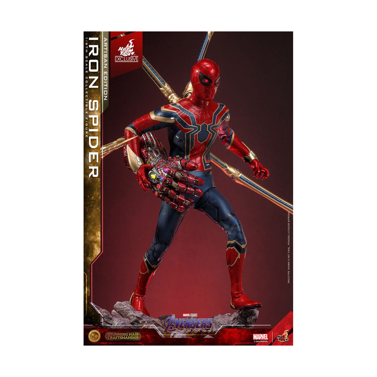 Hot Toys Marvel Avengers: Endgame - Iron Spider Artisan Edition MMS, in scala 1/6