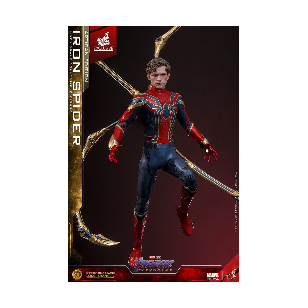 Hot Toys Marvel Avengers: Endgame - Iron Spider Artisan Edition MMS, in scala 1/6