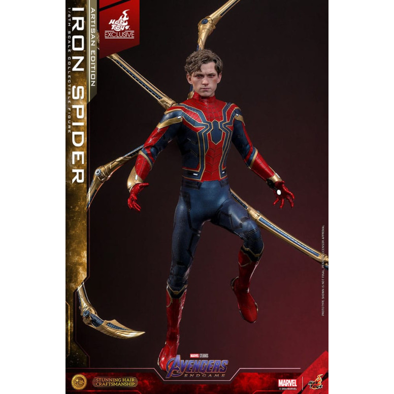 Hot Toys Marvel Avengers: Endgame - Iron Spider Artisan Edition MMS, in scala 1/6