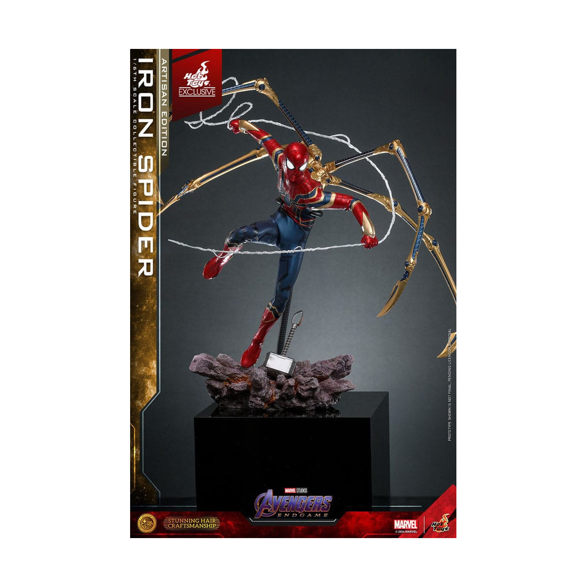 Hot Toys Marvel Avengers: Endgame - Iron Spider Artisan Edition MMS, in scala 1/6