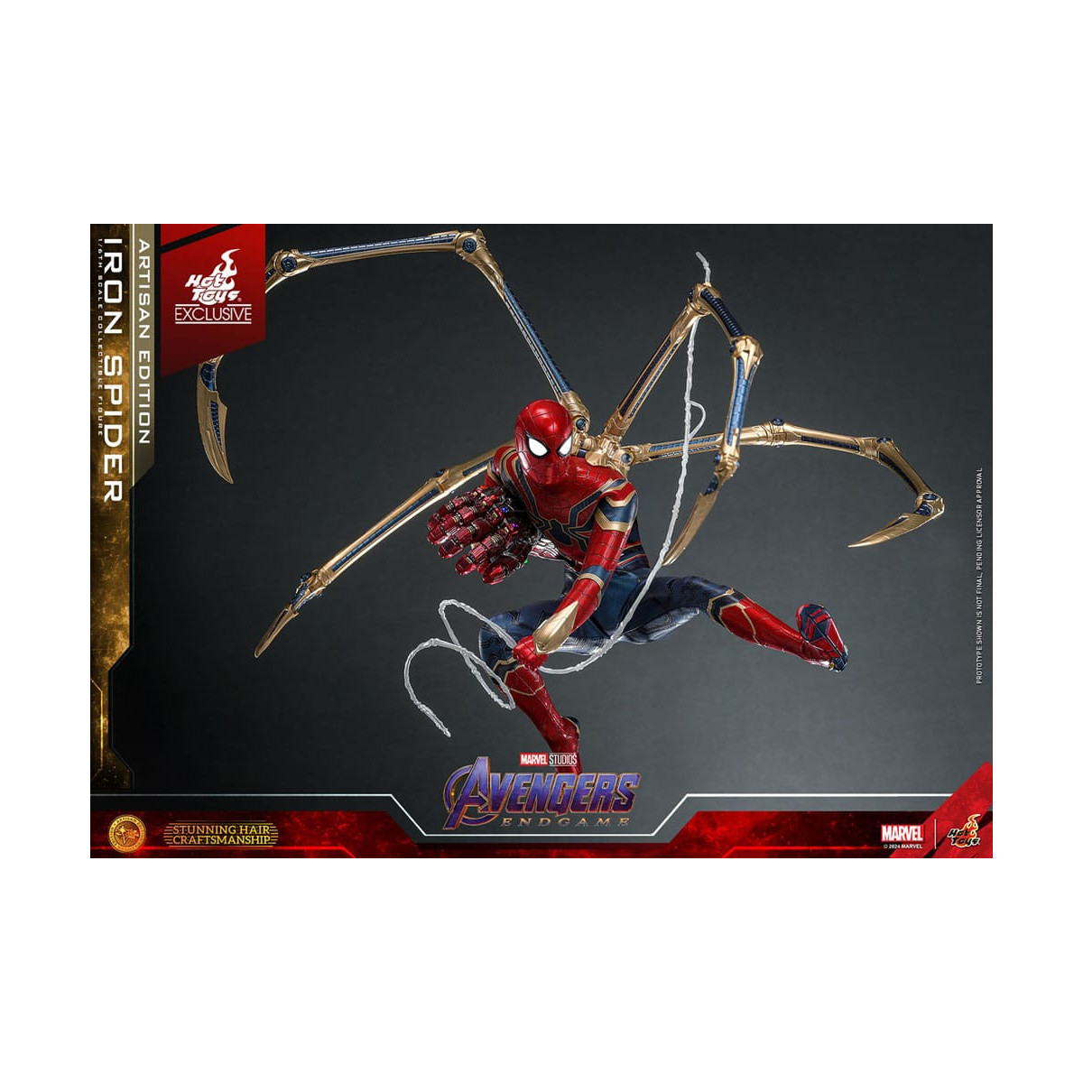 Hot Toys Marvel Avengers: Endgame - Iron Spider Artisan Edition MMS, in scala 1/6