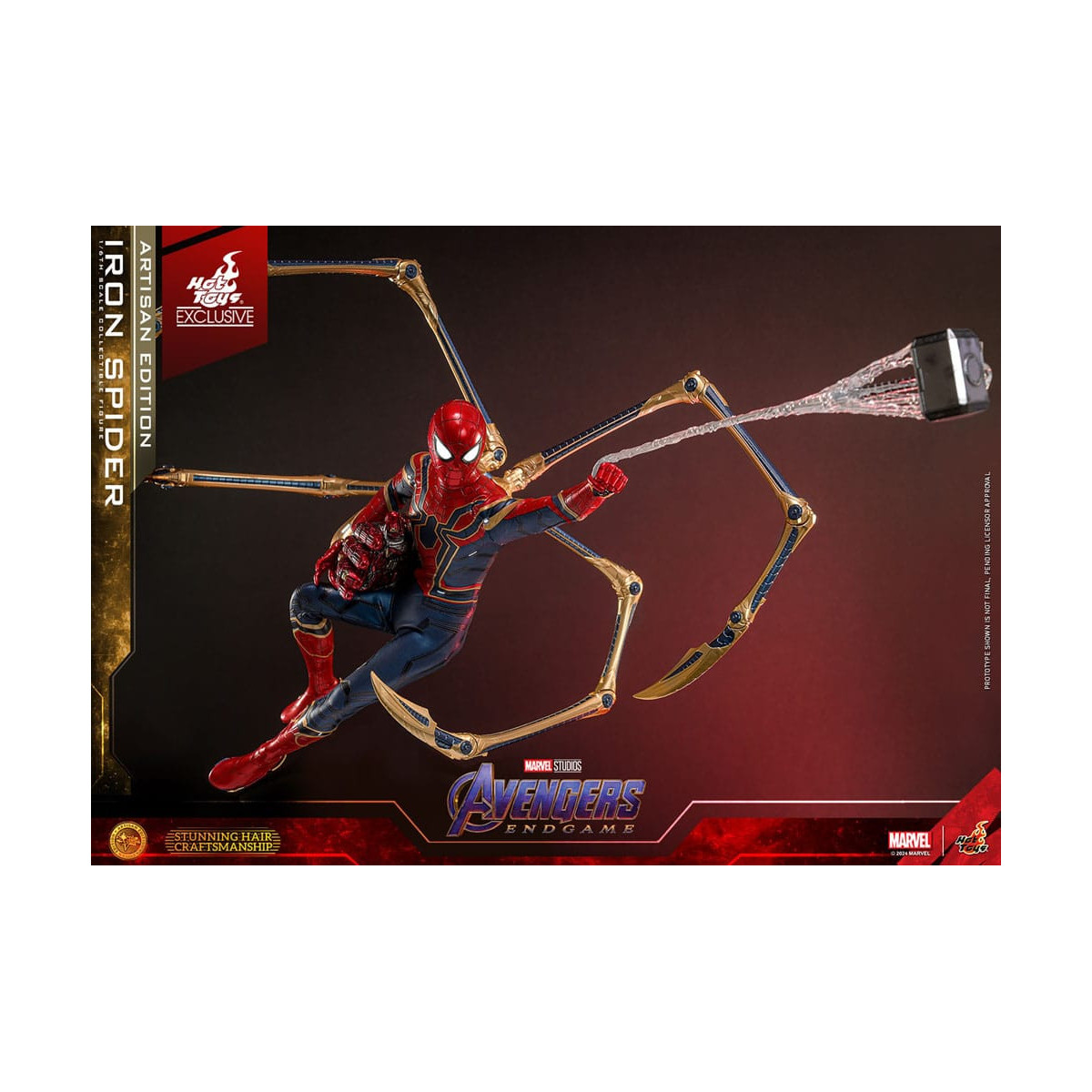 Hot Toys Marvel Avengers: Endgame - Iron Spider Artisan Edition MMS, in scala 1/6