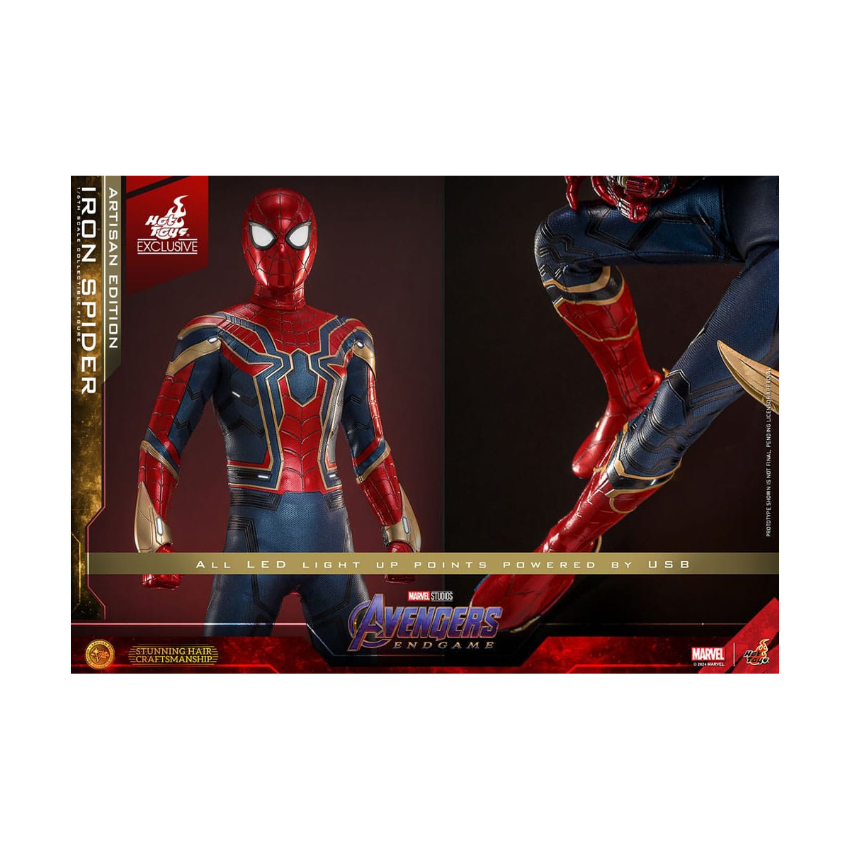 Hot Toys Marvel Avengers: Endgame - Iron Spider Artisan Edition MMS, in scala 1/6