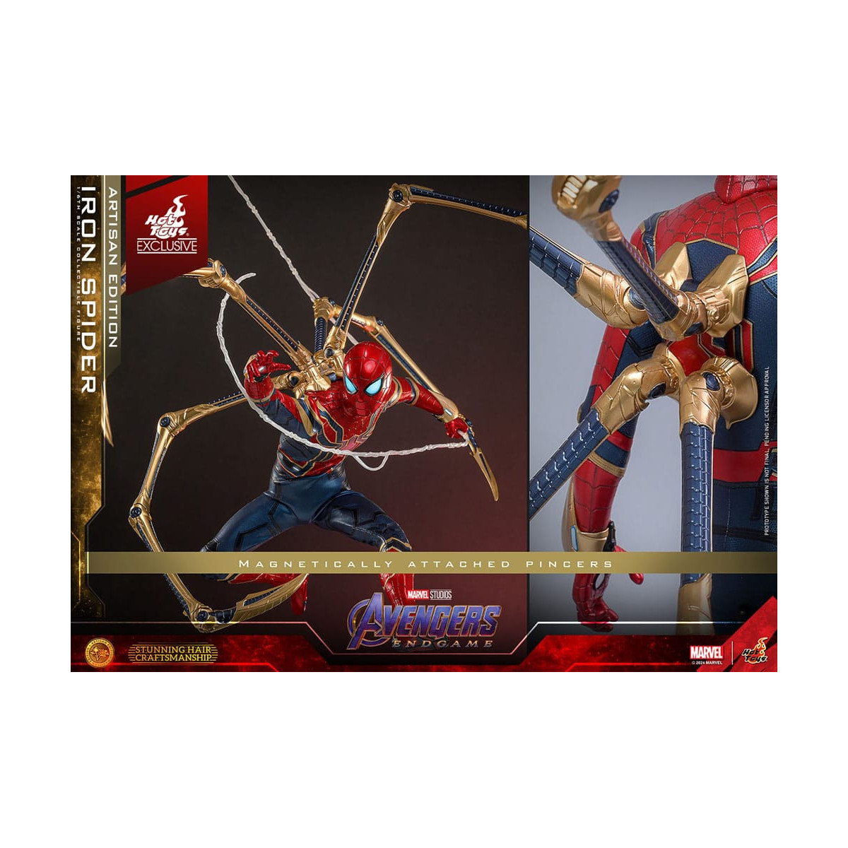 Hot Toys Marvel Avengers: Endgame - Iron Spider Artisan Edition MMS, in scala 1/6