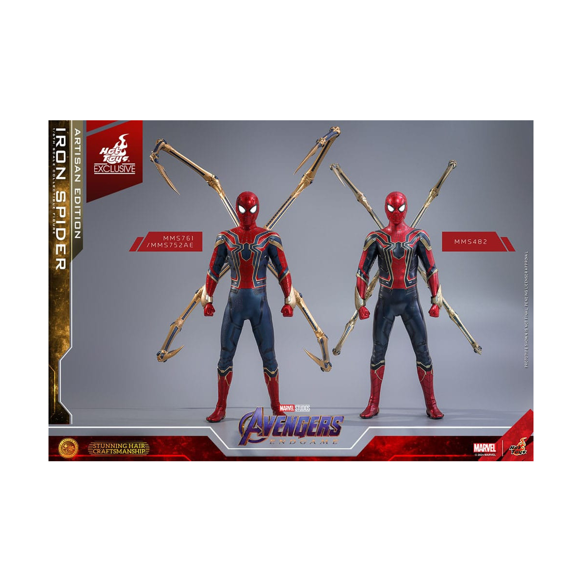 Hot Toys Marvel Avengers: Endgame - Iron Spider Artisan Edition MMS, in scala 1/6
