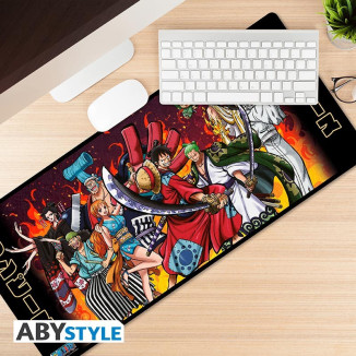 One Piece Tappetino per mouse XXL "La battaglia di Wano" (90x40 cm)