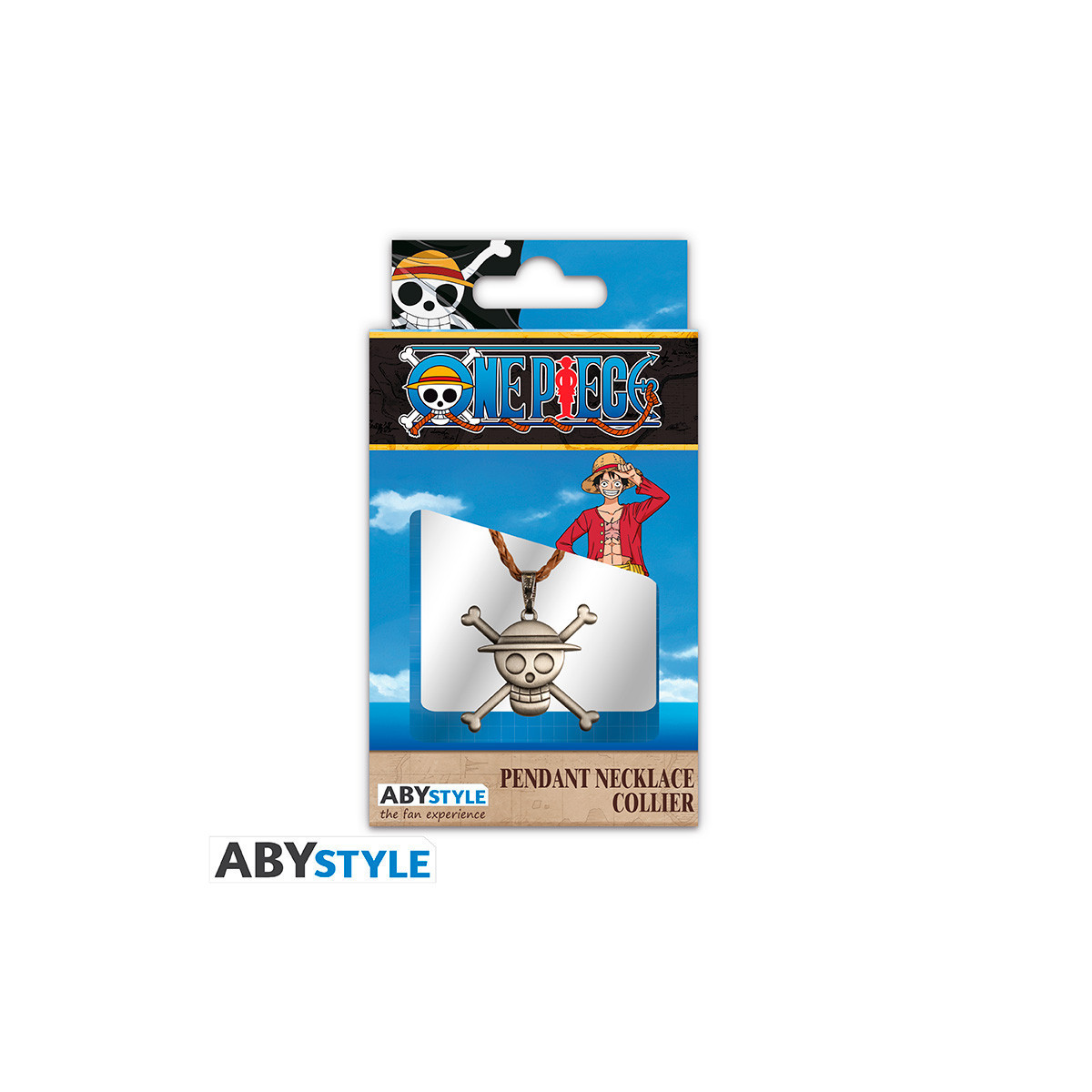 One Piece Collana con ciondolo 3D "Skull"