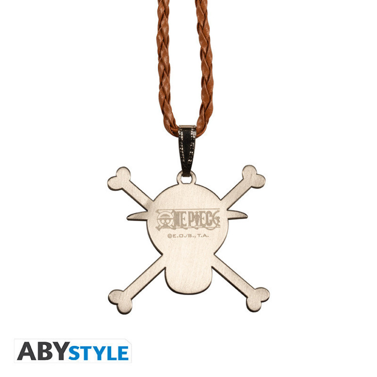 One Piece Collana con ciondolo 3D "Skull"