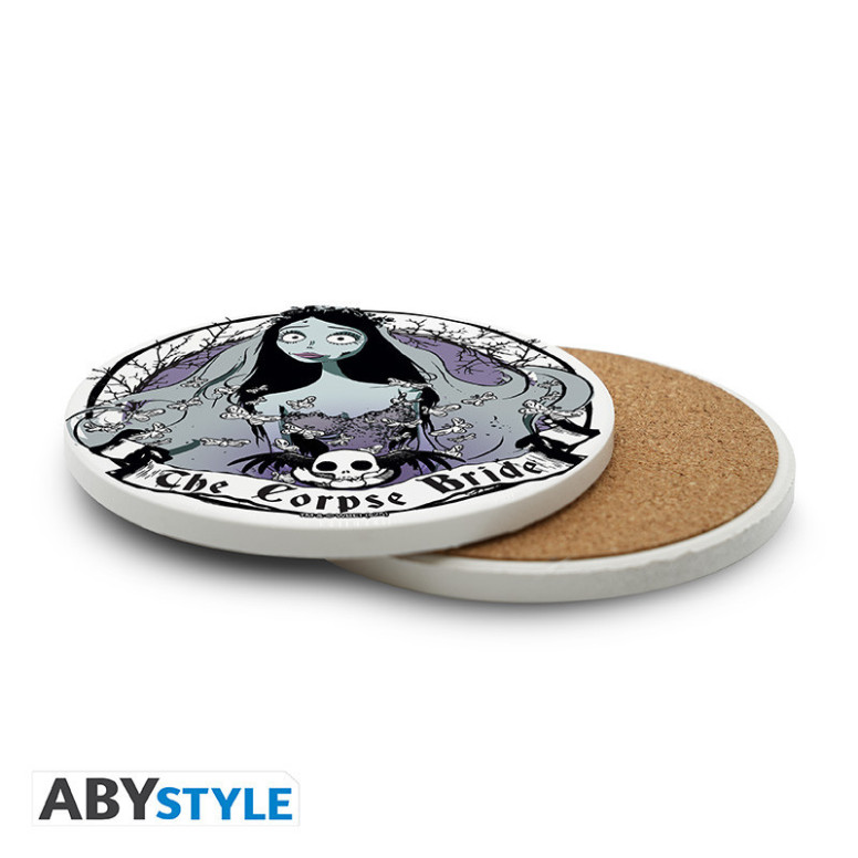 Abystyle - Corpse Bride Sottobicchieri in ceramica Emily