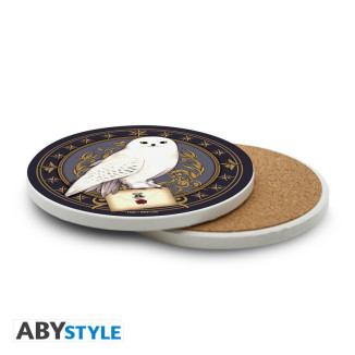 ABYstyle - HARRY POTTER Sottobicchieri in ceramica con Edvige