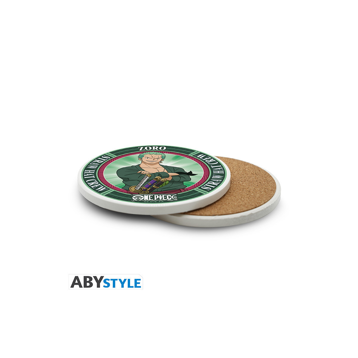 ABYstyle - One Piece Sottobicchieri in ceramica Roronoa Zoro