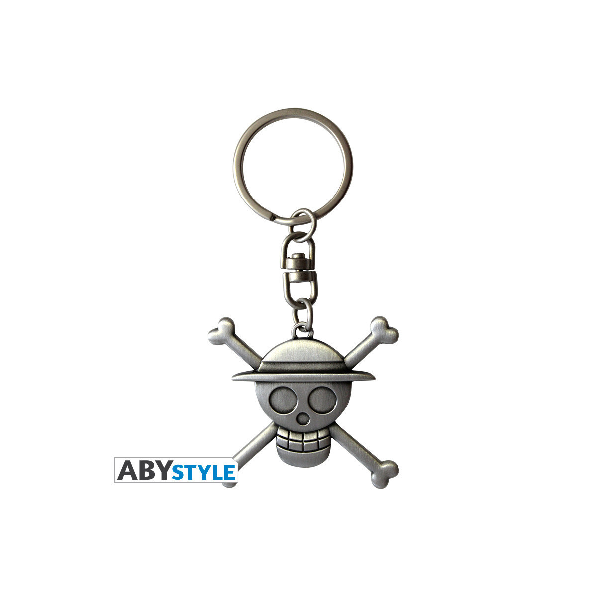 ABYstyle - One Piece Portachiavi 3D con teschio di Luffy