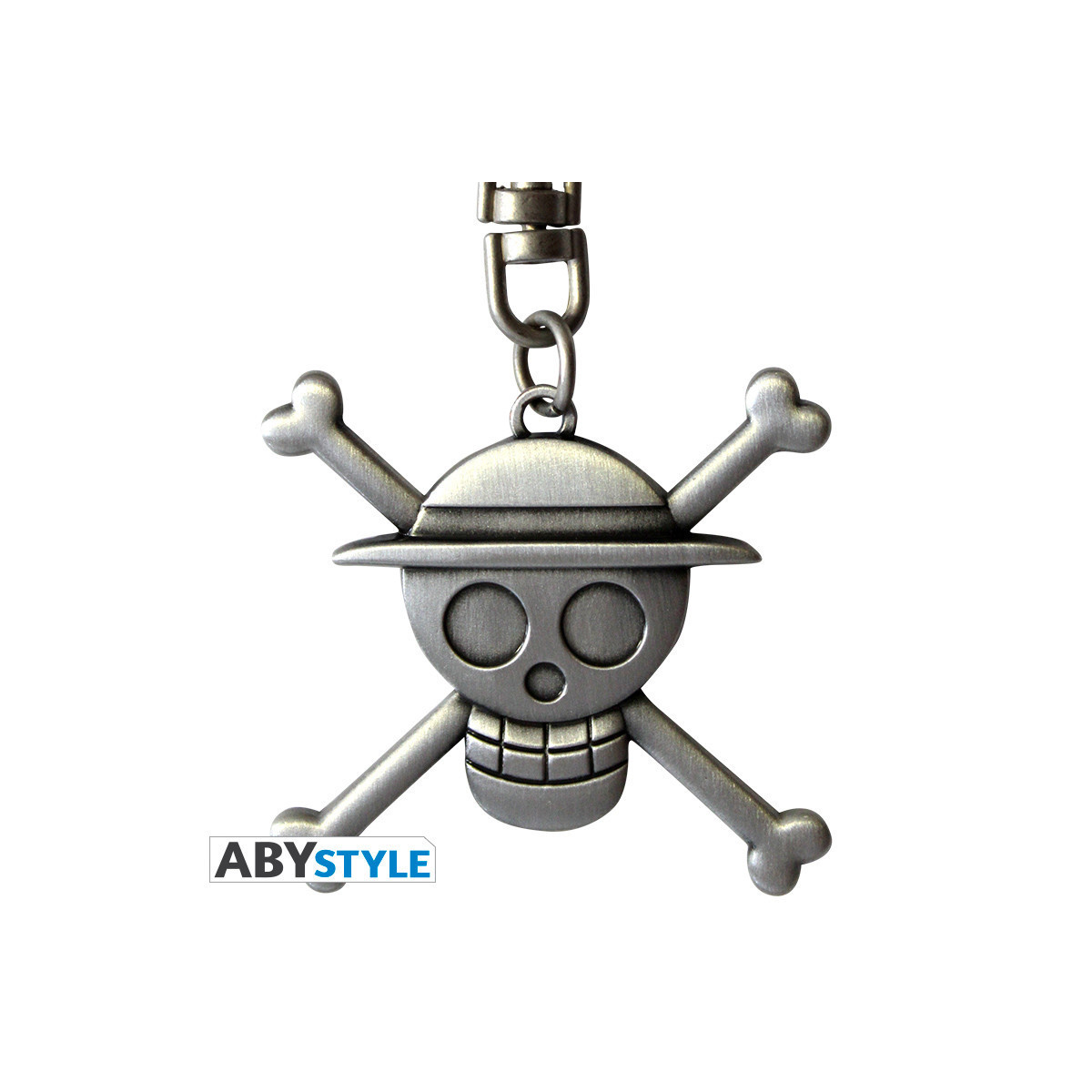 ABYstyle - One Piece Portachiavi 3D con teschio di Luffy