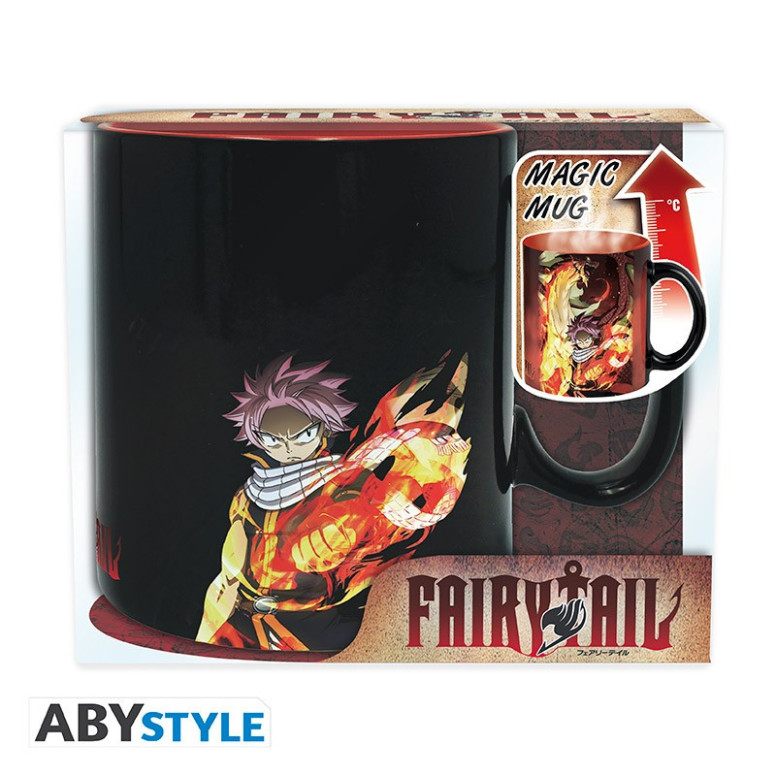 ABYstyle - Tazza termoreattiva " Fairy Tail " con Natsu e Lucy