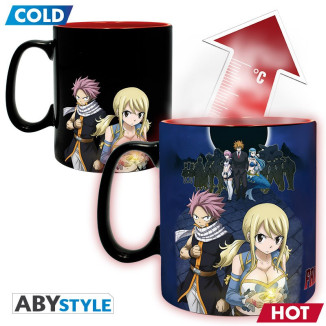 ABYstyle - Tazza termoreattiva " Fairy Tail " con Natsu e Lucy