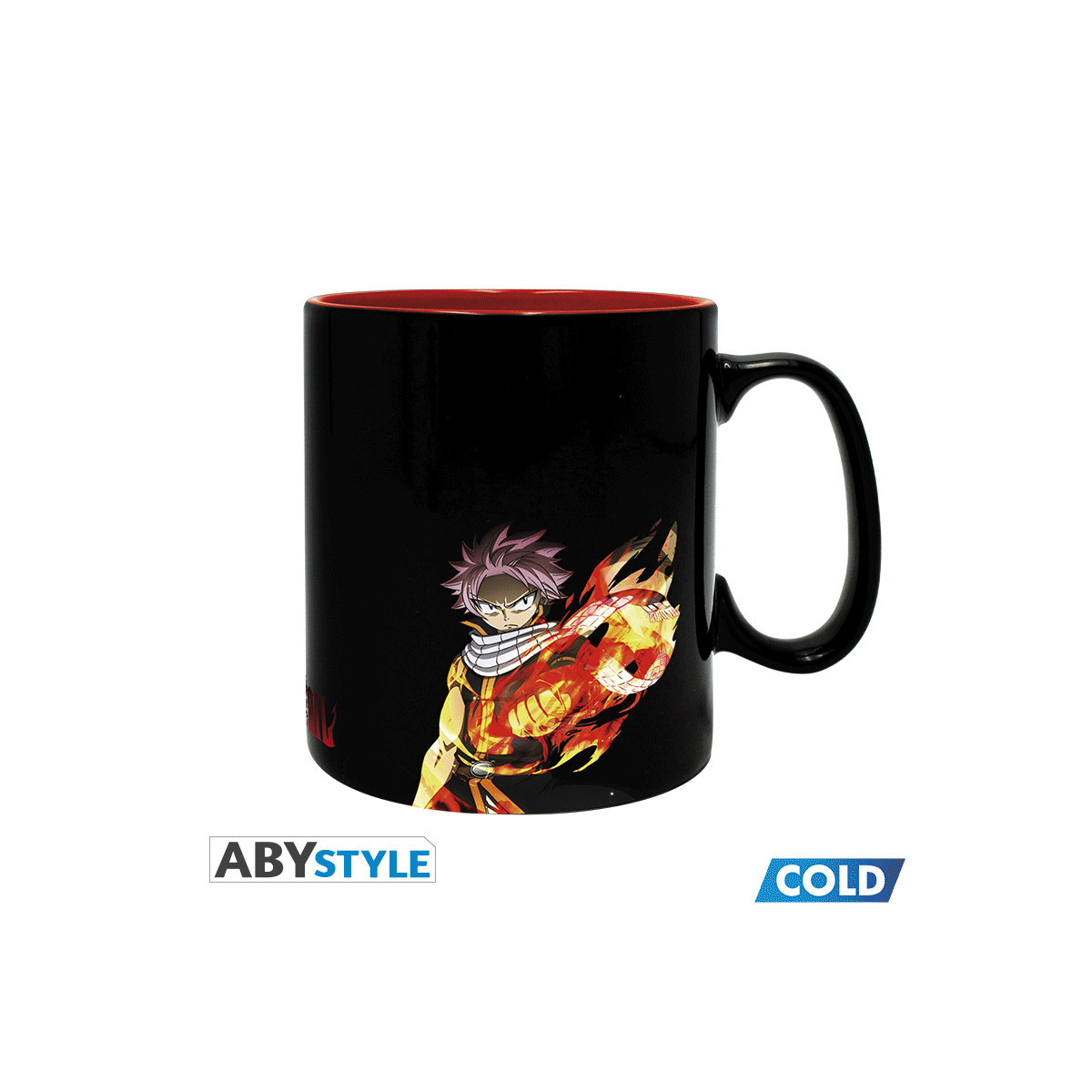 ABYstyle - Tazza termoreattiva " Fairy Tail " con Natsu e Lucy