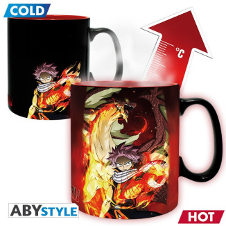 ABYstyle - Tazza termoreattiva " Fairy Tail " con Natsu e Lucy