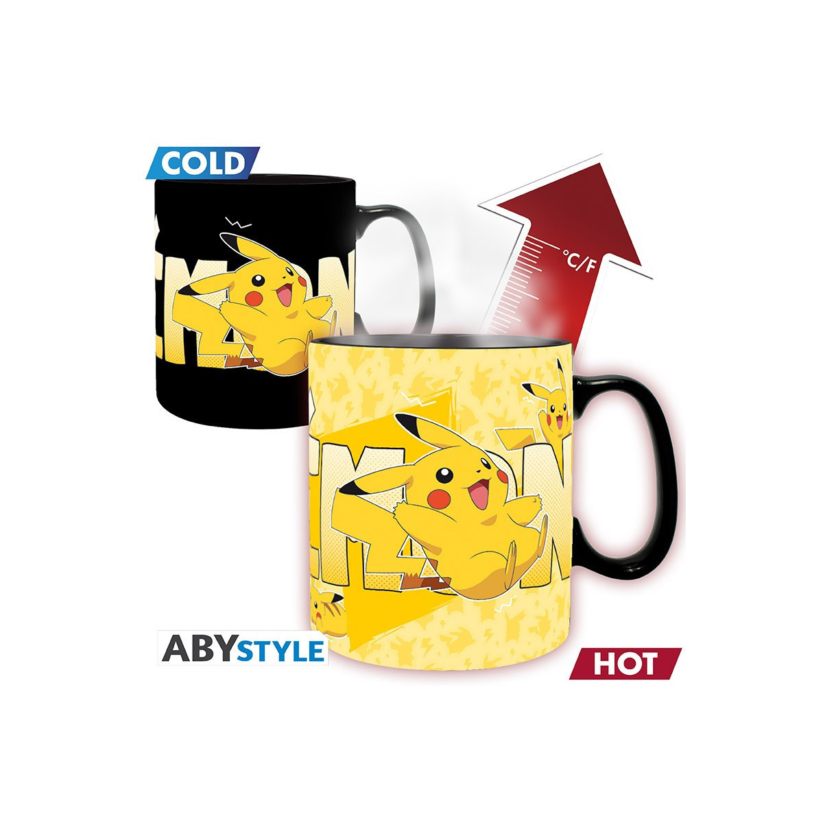 ABYstyle - Pokémon Tazza termoreattiva Pikachu