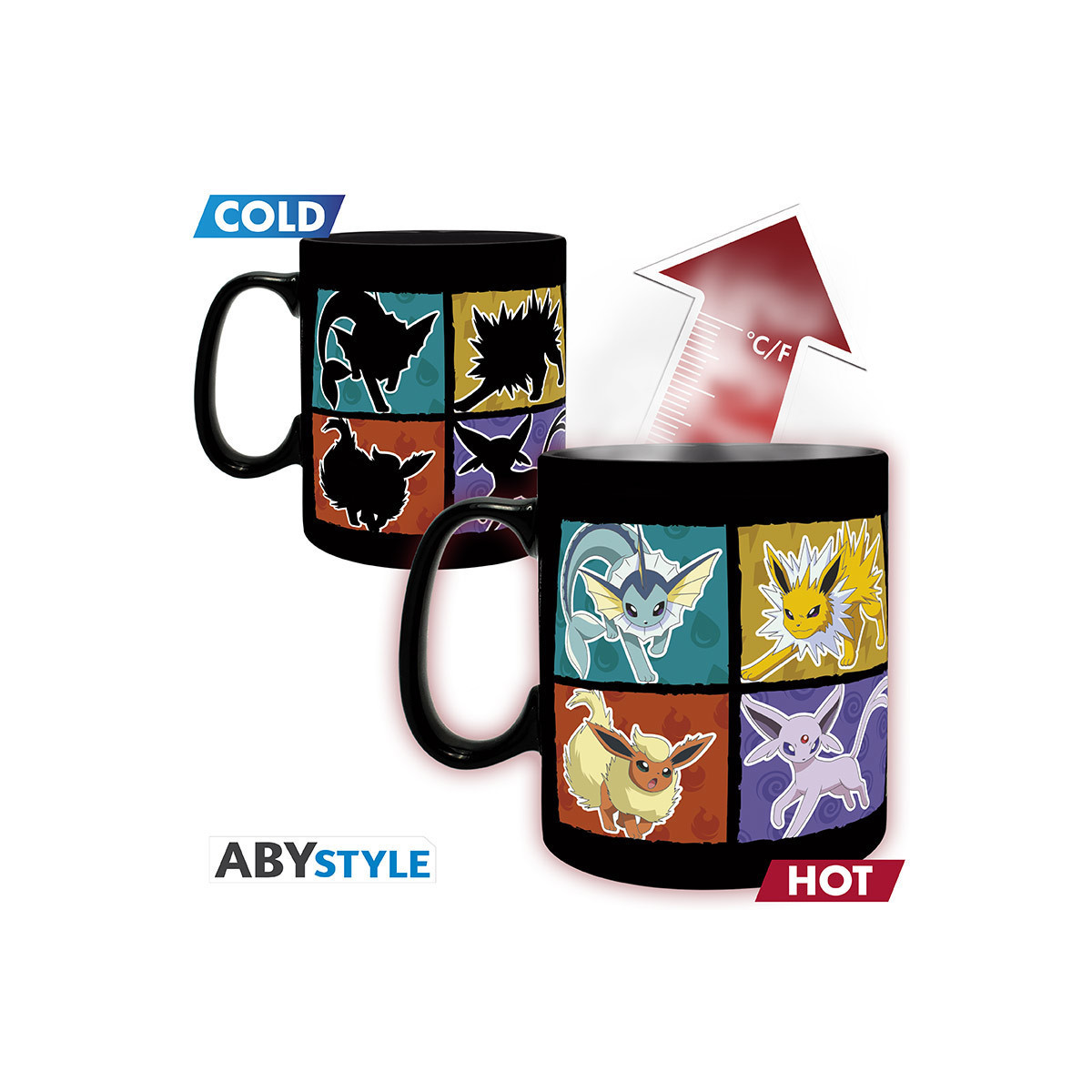 ABYstyle - Tazza termoreattiva " Pokémon " con Évoli