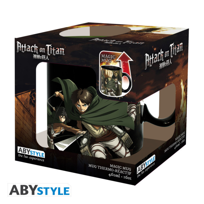 ABYstyle - ATTACK ON TITAN Tazza termoreattiva Titan Eren S3
