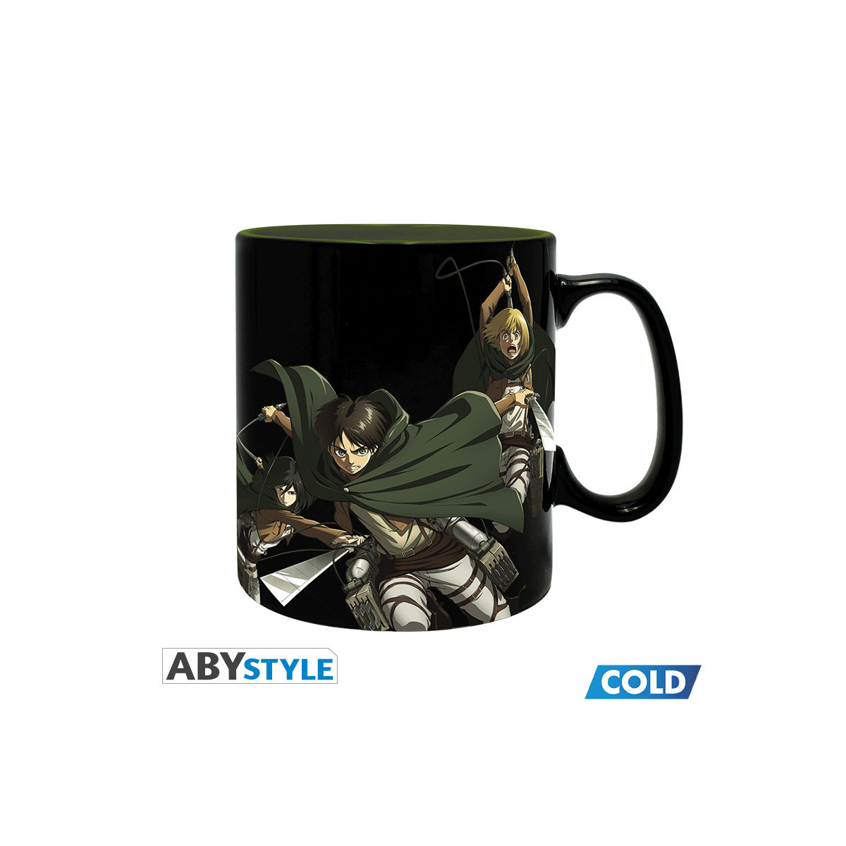 ABYstyle - ATTACK ON TITAN Tazza termoreattiva Titan Eren S3