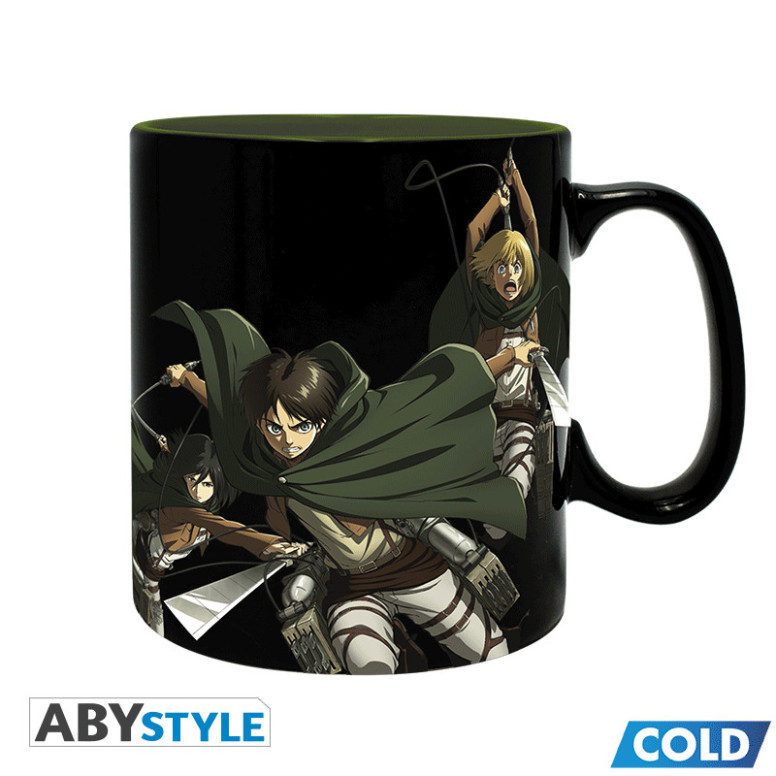 ABYstyle - ATTACK ON TITAN Tazza termoreattiva Titan Eren S3