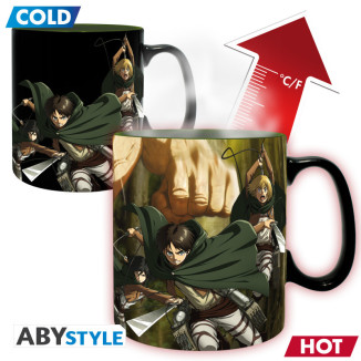 ABYstyle - ATTACK ON TITAN Tazza termoreattiva Titan Eren S3