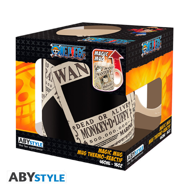 ABYstyle - One Piece Tazza termoreattiva "Wanted"